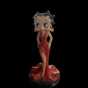 Figurine BETTY BOOP miniature avec paillettes sur pied