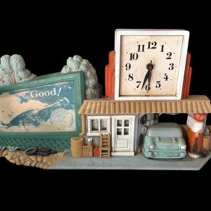 HORLOGE STATION COCA COLA VINTAGE 1990