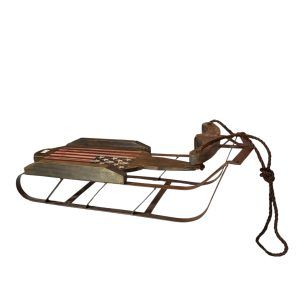 LUGE TRAINEAU Drapeau USA