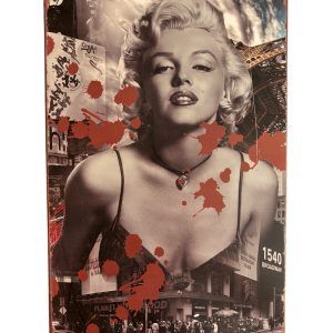 Plaque métal MARYLIN MONROE