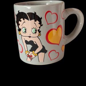 MUG BETTY BOOP COEUR Couleur GRIS