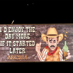 Plaque I'D ENJOY THE DAY MORE