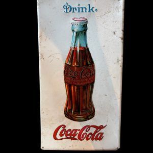 Plaque VINTAGE COCA COLA DRINK