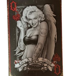 PLAQUE MARILYN MONROE LIFE