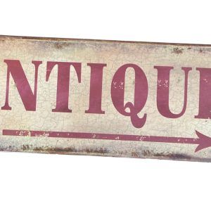 Plaque métal ANTIQUES