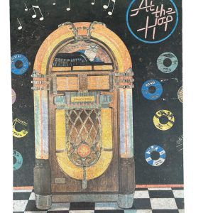 Plaque métal AT THE HOP