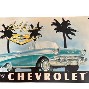 Plaque métal BEL AIR CHEVROLET