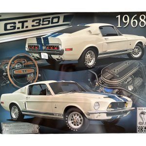 Plaque métal GT 350 1968 SHELBY
