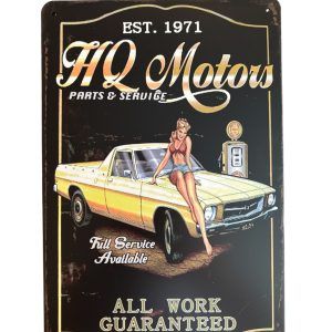 Plaque métal HQ MOTORS