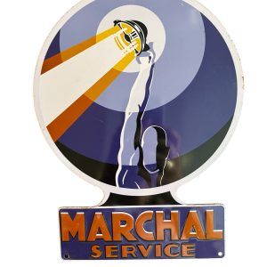 Plaque métal MARCHAL SERVICE