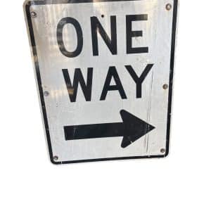 PANNEAU  ROUTIER  ONE WAY