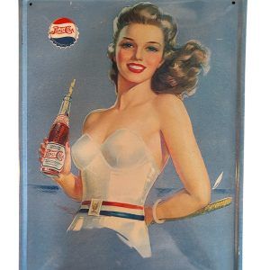 Plaque métal PEPSI COLA