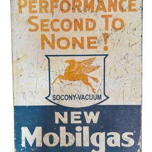 Plaque métal Performance Second to None - Mobilgas