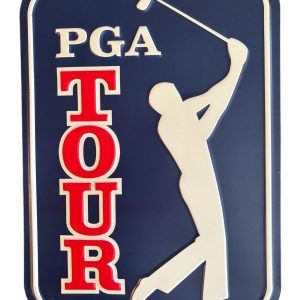 Plaque métal PGA TOUR GOLF