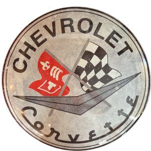Plaque métal CHEVROLET CORVETTE