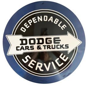 Plaque métal DODGE CARS AND TRUCKS