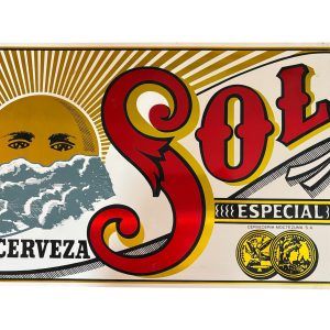 Plaque métal SOL ESPECIAL CERVEZA