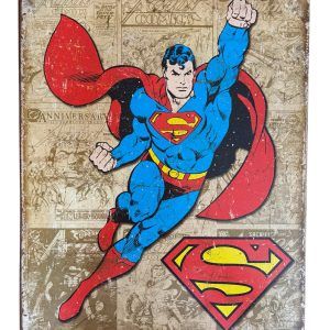 Plaque métal SUPERMAN