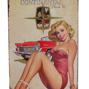 Plaque métal THE CONTINENTAL MARK IV