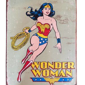 Plaque métal WONDER WOMAN