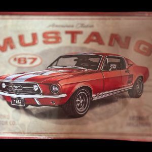 PLAQUE MUSTANG 67 - DETROIT MICHIGAN