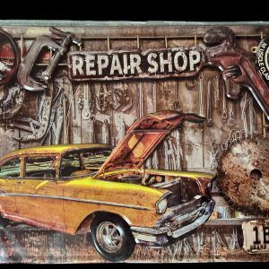 Plaque  REPAIR SHOP