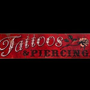 PLAQUE TATTOOS ET PIERCING