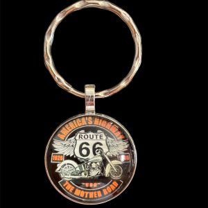 PORTE CLEFS AMERICA'S HIGHWAY MOTO