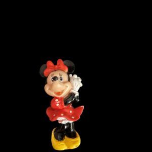 Petite Figurine MINNIE Robe rouge