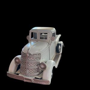 PETITE CAMIONNETTE METAL BLANCHE