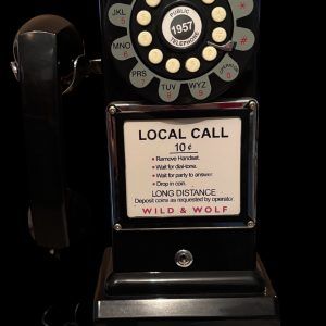 Reproduction TELEPHONE RETRO ANNEES 50 WILD AND WOLF