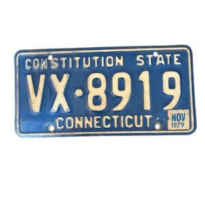 PLAQUE CONNECTICUT VX.8919 1979