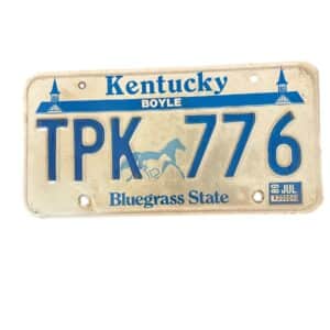 PLAQUE KENTUCKY TPK 776 1989