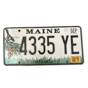 PLAQUE MAINE 4335 YE 2021