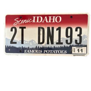 PLAQUE IDAHO SCENIC 2T DN193 2011