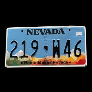 PLAQUE VOITURE NEVADA - 219-W46