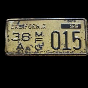 PLAQUE METAL DECORATION CALIFORNIA 56