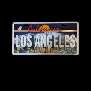 PLAQUE VOITURE LOS ANGELES