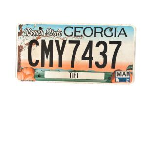 PLAQUE GEORGIA CMY 7437 2021