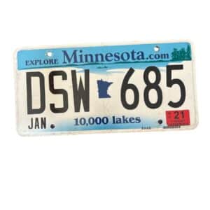 PLAQUE MINNESOTA DSW 685 2021