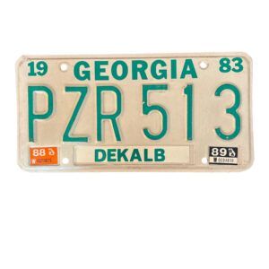 PLAQUE GEORGIA PZR 513 1983