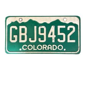 PLAQUE COLORADO GBJ9452