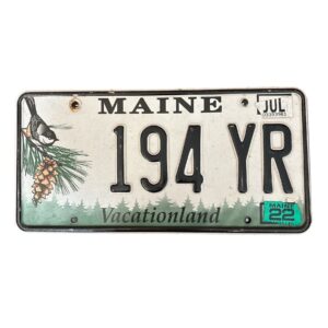 PLAQUE MAINE 194 YR 2022