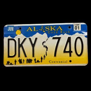 PLAQUE CENTENNIAL ALASKA DKY 740 de 2001