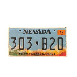 PLAQUE NEVADA 303.B20  de 2012