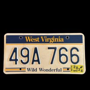 PLAQUE WEST VIRGINIA 49A 766 2024