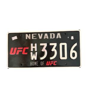 PLAQUE NEVADA UFC HW 3306