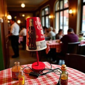 LAMPE CONIQUE COCA COLA