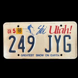 PLAQUE UTAH 2459 JYG 1998