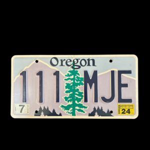 PLAQUE OREGON 111 MJE 2024
